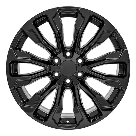 CV30-22090-6550-28B - OE Wheels Replica CV30 22X9 6X139.7 ET28mm Gloss Black - OE Wheels Wheels Canada