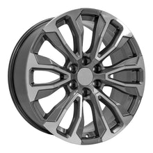 Load image into Gallery viewer, CV30-22090-6550-28MG - OE Wheels Replica CV30 22X9 6X139.7 ET28mm Gunmetal Machined - OE Wheels Wheels Canada