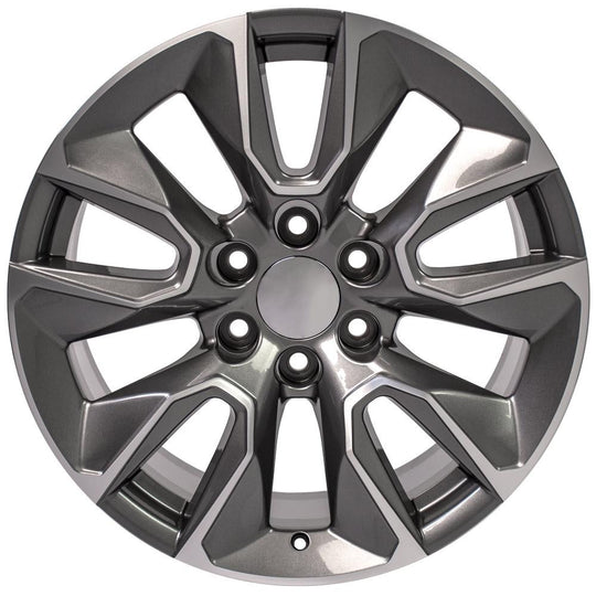 CV32-20090-6550-28MG - OE Wheels Replica CV32 20X9 6X139.7 ET28mm Gunmetal Machined - OE Wheels Wheels Canada