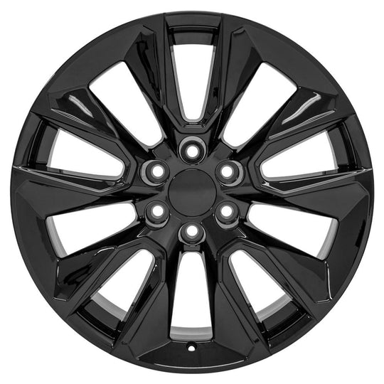 CV32-22090-6550-28B - OE Wheels Replica CV32 22X9 6X139.7 ET28mm Gloss Black - OE Wheels Wheels Canada