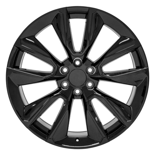 CV32-24100-6550-28B - OE Wheels Replica CV32 24X10 6X139.7 ET28mm Gloss Black - OE Wheels Wheels Canada