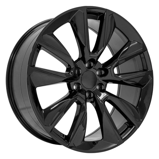 CV32-24100-6550-28B - OE Wheels Replica CV32 24X10 6X139.7 ET28mm Gloss Black - OE Wheels Wheels Canada