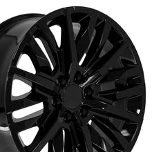 Charger l'image dans la galerie, CV33-22090-6550-28B - OE Wheels Replica CV33 22X9 6X139.7 ET28mm Gloss Black - OE Wheels Wheels Canada