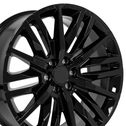 CV33-24100-6550-28B - OE Wheels Replica CV33 24X10 6X139.7 ET28mm Gloss Black - OE Wheels Wheels Canada