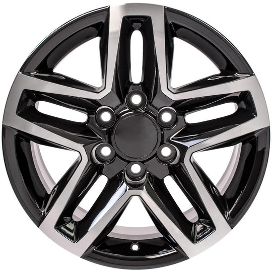 CV34B-18085-6550-26MB - OE Wheels Replica CV34B 18X8.5 6X139.7 ET26mm Black Machined - OE Wheels Wheels Canada