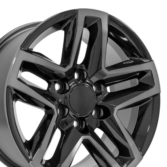 CV34B-18085-6550-26MBT - OE Wheels Replica CV34B 18X8.5 6X139.7 ET26mm Black Machined with Tinted Clear - OE Wheels Wheels Canada