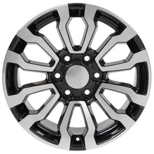 Load image into Gallery viewer, CV35-18085-6550-26MB - OE Wheels Replica CV35 18X8.5 6X139.7 ET24mm Black Machined - OE Wheels Wheels Canada