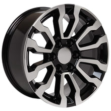 Load image into Gallery viewer, CV35-18085-6550-24MB - OE Wheels Replica CV35 18X8.5 6X139.7 24MM Black Machined - OE Wheels Replica Wheels Canada