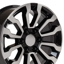 Load image into Gallery viewer, CV35-18085-6550-24MB - OE Wheels Replica CV35 18X8.5 6X139.7 24MM Black Machined - OE Wheels Replica Wheels Canada