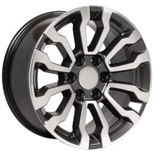Load image into Gallery viewer, CV35-18085-6550-24MG - OE Wheels Replica CV35 18X8.5 6X139.7 24MM Gunmetal Machined - OE Wheels Replica Wheels Canada