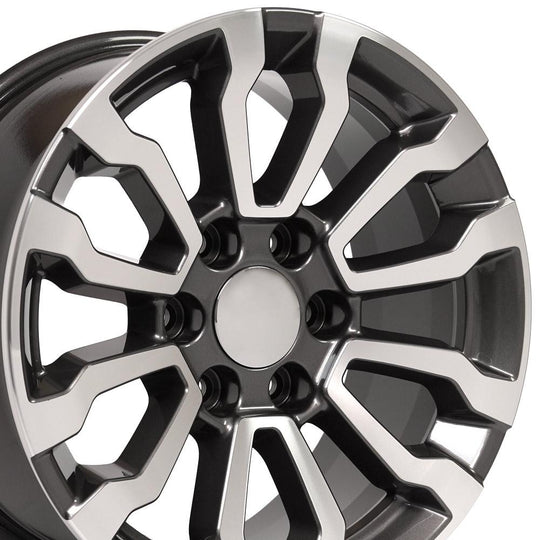 CV35-18085-6550-26MG - OE Wheels Replica CV35 18X8.5 6X139.7 ET24mm Gunmetal Machined - OE Wheels Wheels Canada