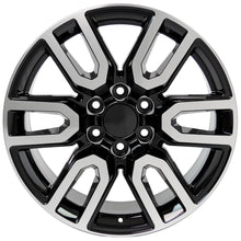 Load image into Gallery viewer, CV36-20090-6550-24MB - OE Wheels Replica CV36 20X9 6X139.7 24MM Black Machined - OE Wheels Replica Wheels Canada