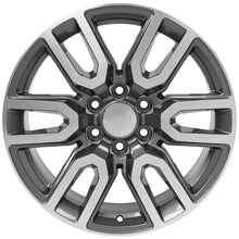 Load image into Gallery viewer, CV36-20090-6550-24MG - OE Wheels Replica CV36 20X9 6X139.7 24MM Gunmetal Machined - OE Wheels Replica Wheels Canada