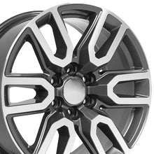 Load image into Gallery viewer, CV36-20090-6550-24MG - OE Wheels Replica CV36 20X9 6X139.7 24MM Gunmetal Machined - OE Wheels Replica Wheels Canada