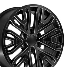 Load image into Gallery viewer, CV37-20090-6550-28B1M - OE Wheels Replica CV37 20X9 6X139.7 ET28mm Black with Milled Edge - OE Wheels Wheels Canada