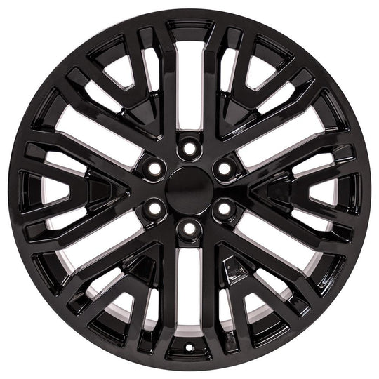 CV37-22090-6550-28B - OE Wheels Replica CV37 22X9 6X139.7 ET28mm Gloss Black - OE Wheels Wheels Canada