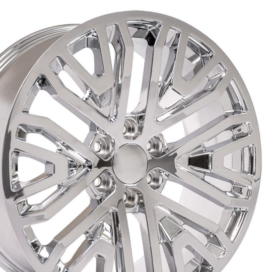 CV37-22090-6550-28C - OE Wheels Replica CV37 22X9 6X139.7 ET28mm Chrome - OE Wheels Wheels Canada