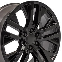 Load image into Gallery viewer, CV38-22090-6550-28B - OE Wheels Replica CV38 22X9 6X139.7 ET28mm Gloss Black - OE Wheels Wheels Canada