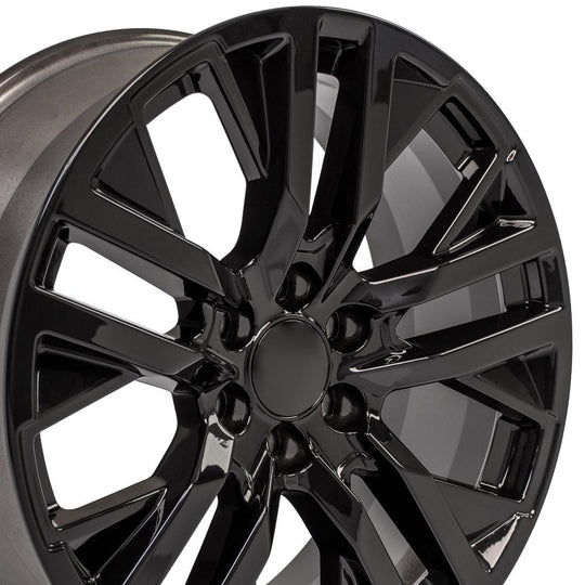 CV38-22090-6550-28B - OE Wheels Replica CV38 22X9 6X139.7 ET28mm Gloss Black - OE Wheels Wheels Canada