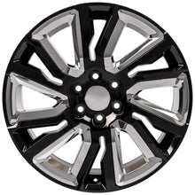 Load image into Gallery viewer, CV39-22090-6550-28B-ic - OE Wheels Replica CV39 22X9 6X139.7 ET28mm Black with Chrome - OE Wheels Wheels Canada