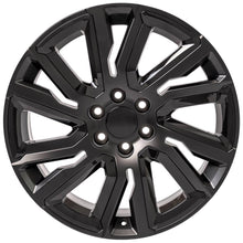 Load image into Gallery viewer, CV39-22090-6550-28B1-ib - OE Wheels Replica CV39 22X9 6X139.7 ET28mm Satin Black with Gloss Black - OE Wheels Wheels Canada