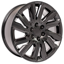 Load image into Gallery viewer, CV39-22090-6550-28B1-ib - OE Wheels Replica CV39 22X9 6X139.7 ET28mm Satin Black with Gloss Black - OE Wheels Wheels Canada