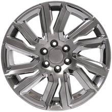 Load image into Gallery viewer, CV39-22090-6550-28HB-ic - OE Wheels Replica CV39 22X9 6X139.7 ET28mm Hyper Black with Chrome Insert - OE Wheels Wheels Canada