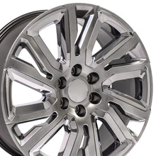 Load image into Gallery viewer, CV39-22090-6550-28HB-ic - OE Wheels Replica CV39 22X9 6X139.7 ET28mm Hyper Black with Chrome Insert - OE Wheels Wheels Canada