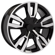 Load image into Gallery viewer, CV40-22090-6550-24MB - OE Wheels Replica CV40 22X9 6X139.7 ET24mm Black Machined - OE Wheels Wheels Canada