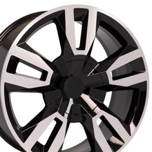 Load image into Gallery viewer, CV40-22090-6550-24MB - OE Wheels Replica CV40 22X9 6X139.7 ET24mm Black Machined - OE Wheels Wheels Canada