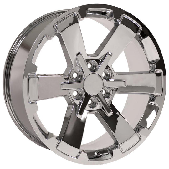 CV41B-22090-6550-24C - OE Wheels Replica CV41B 22X9 6X139.7 24MM Chrome - OE Wheels Replica Wheels Canada