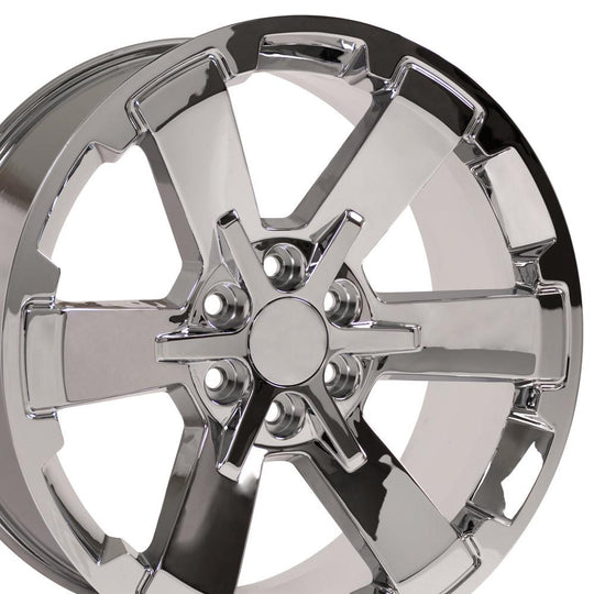 CV41B-22090-6550-24C - OE Wheels Replica CV41B 22X9 6X139.7 24MM Chrome - OE Wheels Replica Wheels Canada