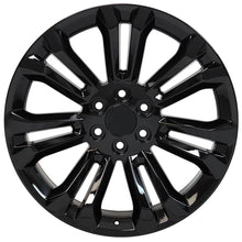 Charger l'image dans la galerie, CV43B-22090-6550-24B - OE Wheels Replica CV43B 22X9 6X139.7 ET24mm Gloss Black - OE Wheels Wheels Canada