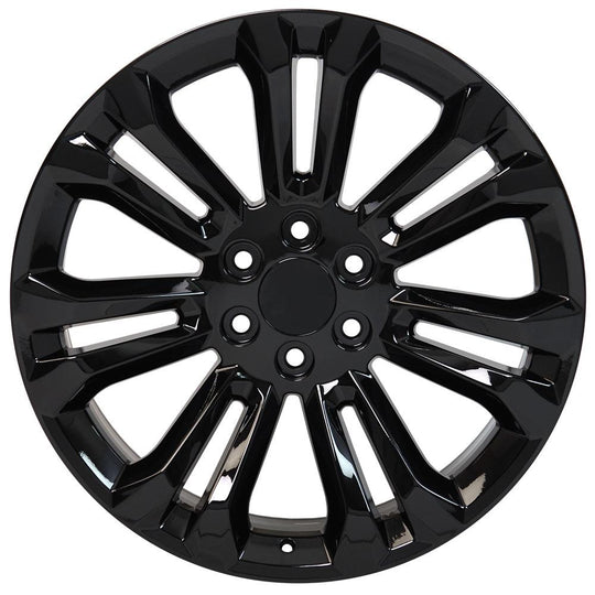 CV43-22090-6550-24B - OE Wheels Replica CV43 22X9 6X139.7 24MM Gloss Black - OE Wheels Replica Wheels Canada