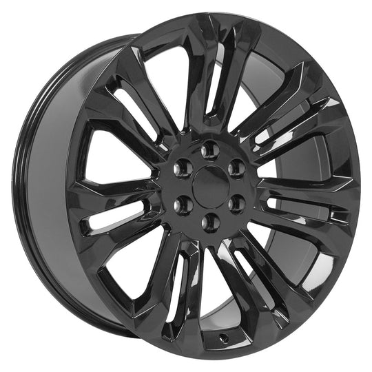 CV43B-24100-6550-24B - OE Wheels Replica CV43B 24X10 6X139.7 ET24mm Gloss Black - OE Wheels Wheels Canada