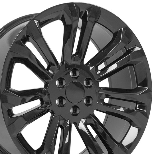 CV43B-24100-6550-24B - OE Wheels Replica CV43B 24X10 6X139.7 ET24mm Gloss Black - OE Wheels Wheels Canada