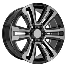 Load image into Gallery viewer, CV44-20090-6550-24MB - OE Wheels Replica CV44 20X9 6X139.7 ET24mm Black Machined - OE Wheels Wheels Canada