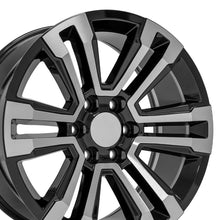 Load image into Gallery viewer, CV44-20090-6550-24MB - OE Wheels Replica CV44 20X9 6X139.7 ET24mm Black Machined - OE Wheels Wheels Canada