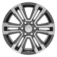 Charger l'image dans la galerie, CV44-20090-6550-24MG - OE Wheels Replica CV44 20X9 6X139.7 ET24mm Gloss Gunmetal Machined - OE Wheels Wheels Canada