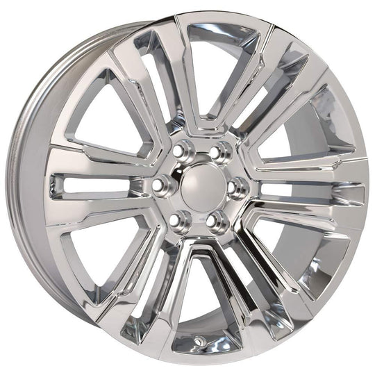 CV44-22090-6550-24C - OE Wheels Replica CV44 22X9 6X139.7 ET24mm Chrome - OE Wheels Wheels Canada
