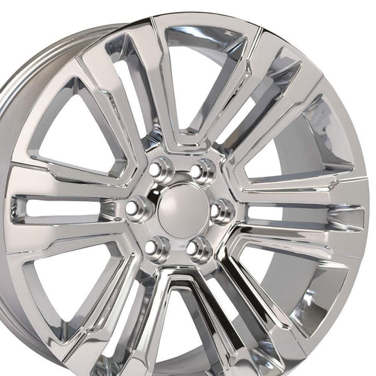 CV44-22090-6550-24C - OE Wheels Replica CV44 22X9 6X139.7 ET24mm Chrome - OE Wheels Wheels Canada