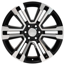 Load image into Gallery viewer, CV44-22090-6550-24MB - OE Wheels Replica CV44 22X9 6X139.7 ET24mm Black Machined - OE Wheels Wheels Canada