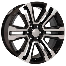 Load image into Gallery viewer, CV44-22090-6550-24MB - OE Wheels Replica CV44 22X9 6X139.7 ET24mm Black Machined - OE Wheels Wheels Canada