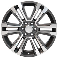 Load image into Gallery viewer, CV44-22090-6550-24MG - OE Wheels Replica CV44 22X9 6X139.7 ET24mm Hyper Black Machined - OE Wheels Wheels Canada