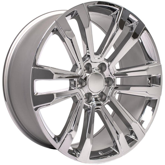 CV44-24100-6550-24C - OE Wheels Replica CV44 24X10 6X139.7 ET24mm Chrome - OE Wheels Wheels Canada