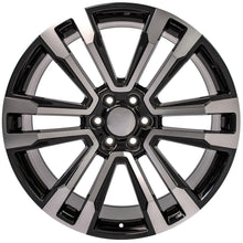 Load image into Gallery viewer, CV44-24100-6550-24MB - OE Wheels Replica CV44 24X10 6X139.7 24MM Black Machined - OE Wheels Replica Wheels Canada