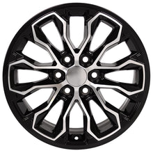 Charger l'image dans la galerie, CV54-17080-6120-33MB - OE Wheels Replica CV54 17X8 6X120 ET33mm Black Machined - OE Wheels Wheels Canada