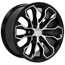 Charger l'image dans la galerie, CV54-17080-6120-33MB - OE Wheels Replica CV54 17X8 6X120 ET33mm Black Machined - OE Wheels Wheels Canada
