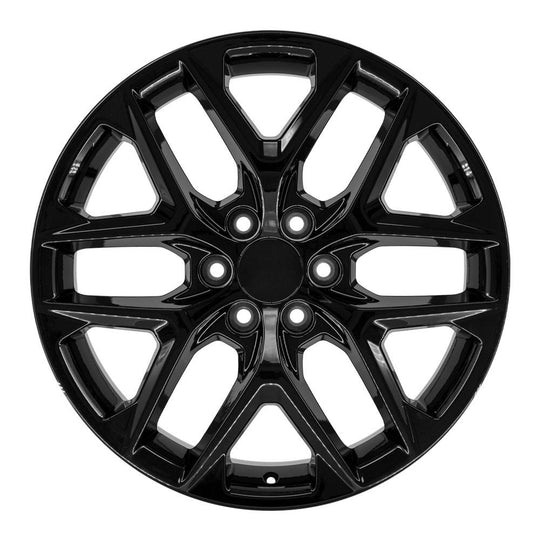 CV62-22090-6550-28B - OE Wheels Replica CV62 22X9 6X139.7 ET28mm Gloss Black - OE Wheels Wheels Canada