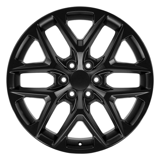 CV62-22090-6550-28B1 - OE Wheels Replica CV62 22X9 6X139.7 ET28mm Gloss Black - OE Wheels Wheels Canada